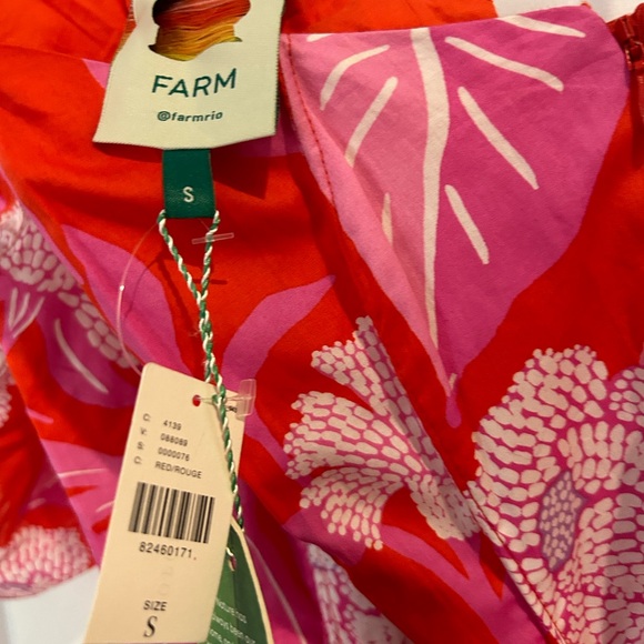 FARM Rio Red One-Shoulder Ruched Sundress - Picture 6 of 7